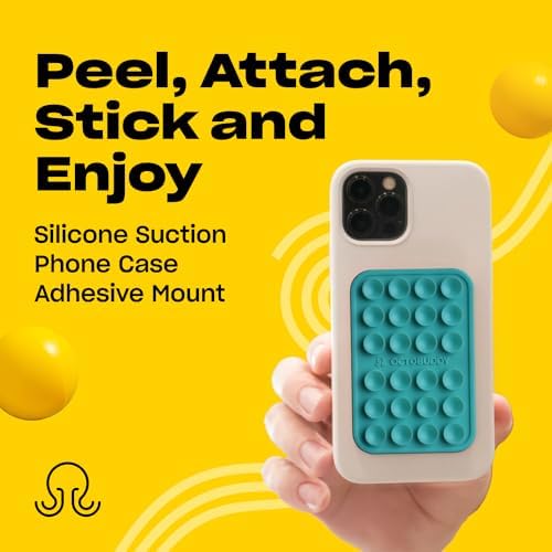 Effortless Hands-Free Silicone Suction Phone Mount – Ideal for Capturing Selfies & Videos on the Go, Compatible with i Phone & Android – Stylish Baby Blue Jay Design for Secure Grip and Portability – The Ultimate Accessory for Content Creators and Live Streamers