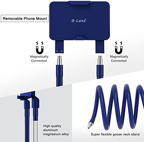 B-Land Cell Phone Holder, Universal Mobile Phone Stand, Lazy Bracket, DIY Flexible Mount Stand with Multiple Function – Enhanced Compatibility and Speed