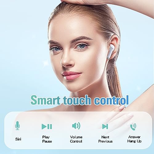 Chic Pink True Wireless Earbuds with Advanced Bluetooth 5.3 – Immersive Noise Cancellation, Powerful Deep Bass & Integrated Microphone – Waterproof Sports-Proof Design for On-the-Go Lifestyle – Perfect Fit for i Phone & Android Users – Transform Your Listening Journey Now!