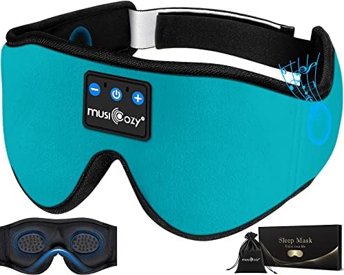 Ultimate Bluetooth Sleep Mask with High-Definition Sound: Perfect for Side Sleepers Seeking Unmatched Comfort and Entertainment – Experience Enhanced Connectivity, Crisp Audio, and Stylish Relaxation for Restful Nights and Mindful Moments – Ideal Gift for Music Lovers and Meditative Souls