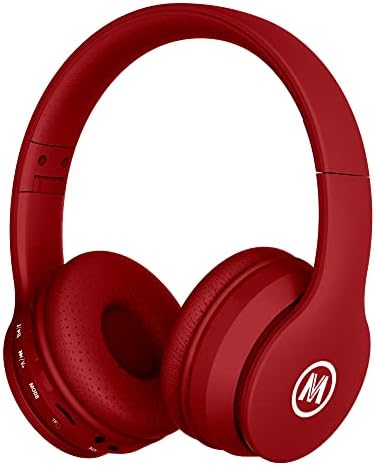 Stylish Pink Wireless Over-Ear Headphones for Kids – Bluetooth 5.3 with 60 Hours Playtime, Volume Limiting for Safe Listening (85/110 d B), Foldable Design, Built-in Microphone for Online Learning – Perfect for Young Music Lovers and Travel Adventures