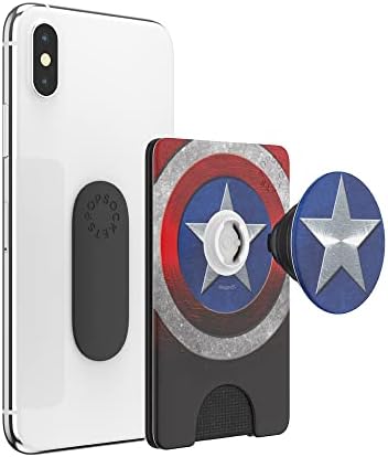 Chic Pink Clouds Pop Sockets Wallet: Stylish Dual-Function Phone Grip & Card Holder for Enhanced Control – Universal Fit for Effortless Wireless Charging and Everyday Convenience