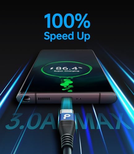 Coiled USB C to USB C Charger Cable 2-Pack (3 FT) – Fast Charging for i Phone 16/15/15 Pro/15 Plus/15 Pro Max & Samsung Galaxy S23 – Tangle-Free Design for Effortless Use in Car or Home – Durable, Flexible Power Solution for All USB C Devices