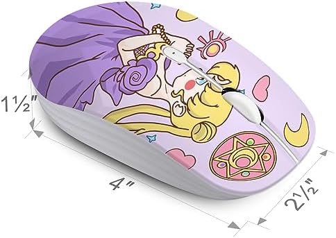 Ultra-Quiet Wireless Mouse with Nano Receiver – Perfect for PC, Laptop & Mac Book | Portable Optical Mice for Effortless Navigation | Ergonomic Design for Comfort & Productivity | Ideal for Mobile Professionals & Students