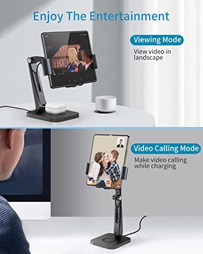 ANPULES 2-in-1 Wireless Charging Stand for Samsung Galaxy Z Fold Series and Buds – Fast Charging Dock with 3 Coils for Enhanced Compatibility and Efficiency, Sleek Design for Tidy Spaces, Non-Slip Surface for Secure Charging