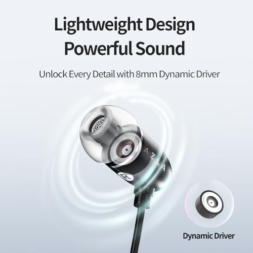 Revolutionize Your Listening with AZLA AIM C Daily USB-C Earbuds – Ergonomically Designed for All-Day Comfort and Superior Sound Clarity – Perfectly Compatible with i Phone 15 & 16 – Integrated Microphone for Effortless Hands-Free Conversations – Stylish Silver Finish for a Contemporary Edge and Enhanced Audio Enjoyment