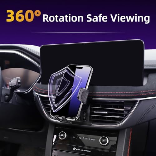 Premium Adjustable Car Phone Holder for Ford Escape 2020-2024 & Escape Hybrid – Secure Smartphone Mount with 360-Degree Rotation, Enhanced Compatibility for 4-7 Inch Devices – Effortless Navigation and Hands-Free Safety