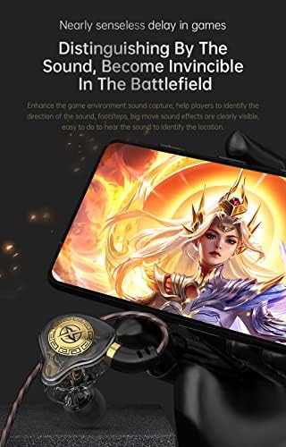 FEDAI X1 Premium Wired Earbuds with Microphone – High-Fidelity In-Ear Monitors for Gaming & Sports – Comfortable Earfins for Optimal Fit, Crystal Clear Sound, 3.5 mm Compatibility for PC and Mobile – Stylish Blue Design Perfect for Daily Use