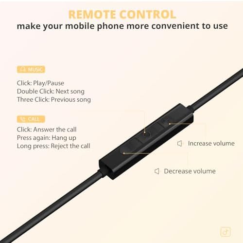 Experience Superior Sound with USB-C Air Tube Earbuds – Advanced Noise-Cancelling Headphones for i Phone 16/15 & Samsung, Featuring Built-in Microphone for Crystal-Clear Calls – Lightweight, Comfort-Driven Design Compatible with Google Pixel Devices for Unmatched Audio Clarity and Isolation