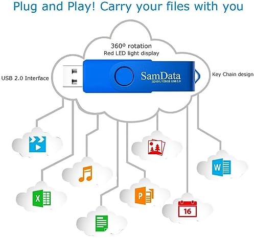 Maximize Your Storage with 128 GB USB Flash Drives 2 Pack – High-Speed Thumb Drives with LED Indicator for Effortless Data Backup and Transfer (Black) Ideal for Windows and Mac Compatibility