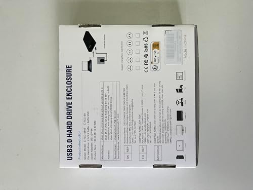 Maximize Your Data Storage with the TCC-S8 External Hard Drive Enclosure: USB 3.0 Docking Station for 2.5 & 3.5-Inch SATA HDDs and SSDs, Accommodating Up to 22 TB with 12 V/3 A Power Supply, USB A/C Cable Included, UASP Super Speed Support, Energy-Saving Automatic Sleep Feature for Enhanced Longevity and Performance