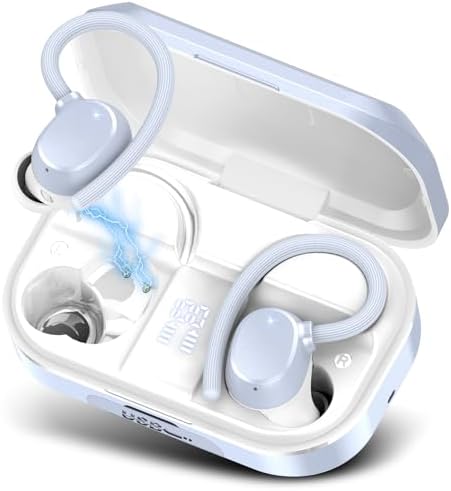Ultra-Durable Wireless Bluetooth Earbuds with 120-Hour Playtime, Immersive Hi-Fi Stereo Sound, Deep Bass, and HD Microphone – Waterproof IP7, Dual LED Battery Indicator, Quick USB-C Charging for Sports and Active Lifestyles – Enhanced Compatibility for Seamless Connectivity
