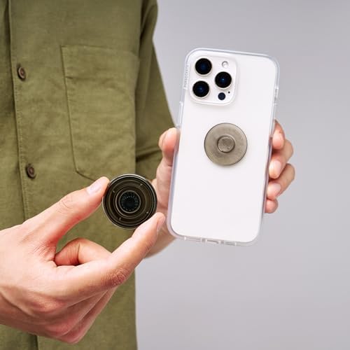 Mag Safe-Compatible Glitter Pop Socket Phone Grip & Stand – Stylish Clear Kickstand for Secure Wireless Charging and Effortless Media Viewing, Essential Cute Accessory for Enhanced Mobile Experience