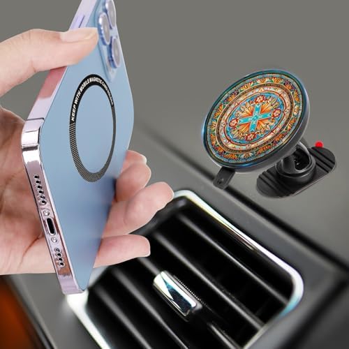 Elevate Your Driving Experience with the 15 W Mag Safe Magnetic Car Wireless Charger – 360-Degree Rotating Phone Holder for i Phone 14, 15 & 16 Pro – Effortless Installation on Dashboard or Vent for Ultimate Convenience and Fast Charging