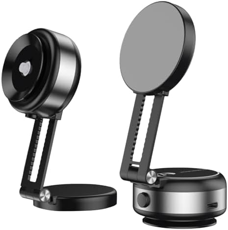 Revolutionary 2025 Vacuum Magnetic Phone Stand: 360° Double-Sided Extension for Enhanced Accessibility, Portable & Foldable Design for i Phone 16/15/14/13/12 – Unmatched Stability & Versatility for Driving and Daily Use