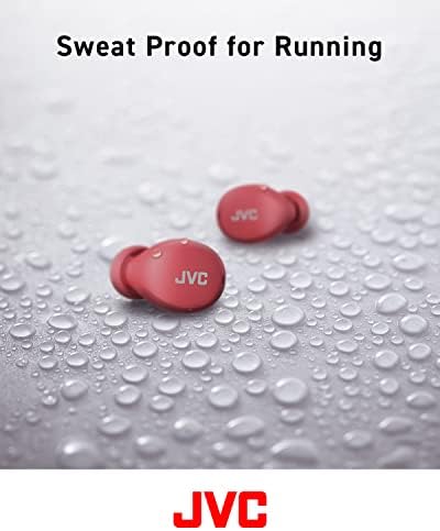 JVC Gumy Mini True Wireless Earbuds – Ultra-Light Bluetooth Headphones with Neodymium Drivers, 23-Hour Battery for Uninterrupted Music, IPX4 Water-Resistant Design Perfect for Active Lifestyles, Effortless Device Pairing for On-the-Go Listening