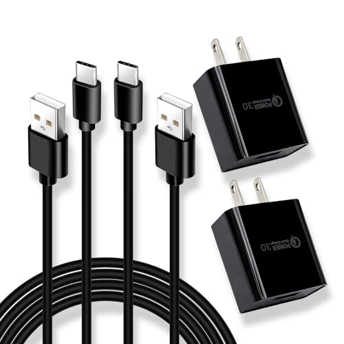 Motorola USB C Fast Charger Duo – 10 FT Type C Cables for Razr, Edge, and G Power Devices – High-Speed Quick Charge Adapter for Ultimate Convenience – Lightweight, Durable, and Perfect for Travel Charging