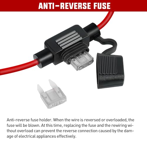 Nilight 48 V to 12 V Waterproof DC Voltage Converter – High-Efficiency 240 W Regulator for Golf Carts & Electric Scooters – Reliable Step-Down Power Supply with Overcurrent Protection and Easy Installation for Enhanced Energy Performance
