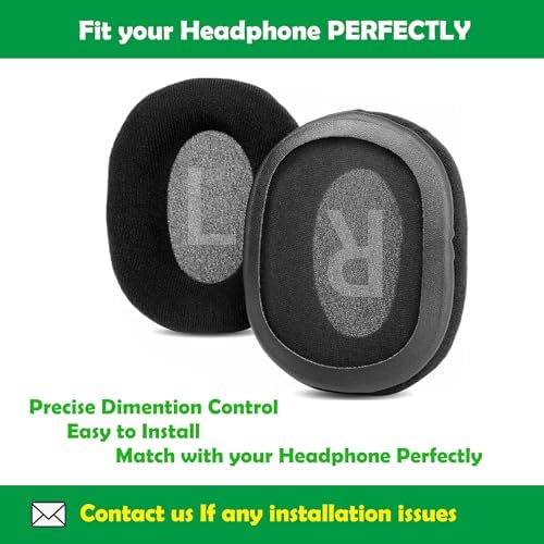 Upgrade Your Avantree HT280 Wireless Headphones with Luxurious Soft Fabric Earpads – High-Density Foam for Supreme Comfort and Enhanced Acoustic Performance – Effortless Installation for a Perfect Fit