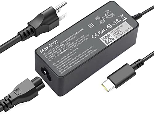 High-Speed 65 W & 45 W USB-C Charger for Thinkbook & Lenovo Laptops – Universal Compatibility for Chromebook, Pixelbook, and Yoga Series – Fast Power Delivery with Multiple Voltage Outputs – Ideal Replacement Power Adapter with 12 Months Warranty and 24/7 Support
