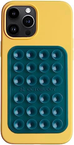 Ultimate Stability Turquoise Silicone Suction Phone Holder – Hands-Free Mount for i Phone & Android – Compact 2.6″ x 3.9″ Design – Elevate Your Selfies and Videos with Superior Grip and Versatile Functionality – Essential Content Creation Accessory for Effortless Capturing and Live Streaming