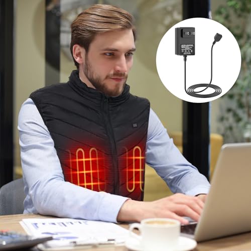 Ultimate 5 V 2 A USB Wall Charger for Heated Apparel – 6.56 ft Long Cable for Enhanced Flexibility – High-Speed Charger for Vests, Jackets & Hoodies – Durable & Compact Design for Home or Office Use – Reliable Power Source for Winter Comfort