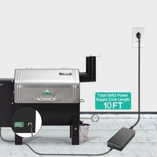 Ultra-Reliable 12 V Cigarette Lighter Plug AC/DC Adapter for Green Mountain Grills Davy Crockett – 150 W Power Converter with Fast Charging & Robust Compatibility – Perfect Outdoor Cooking Power Supply for Camping & Tailgating Enthusiasts