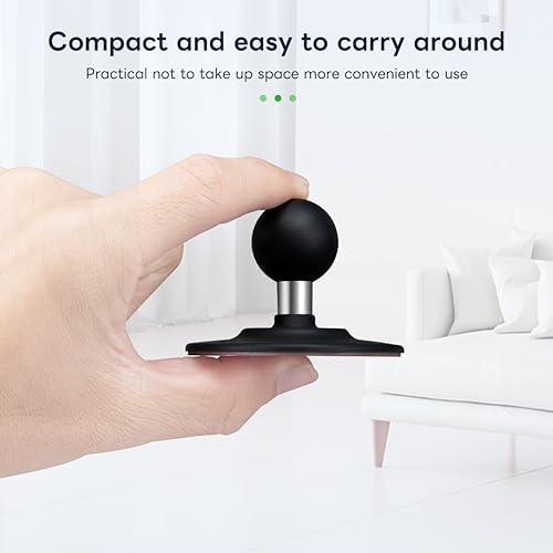 FANAUE Versatile 1″ Flex Adhesive Ball Base for RAM Mounts – Secure and Adaptable Phone Mounting Solution for Motorcycles, Bicycles, and Car Dashboards – Durable Suction Cup Design for Unmatched Stability and Effortless Adjustments