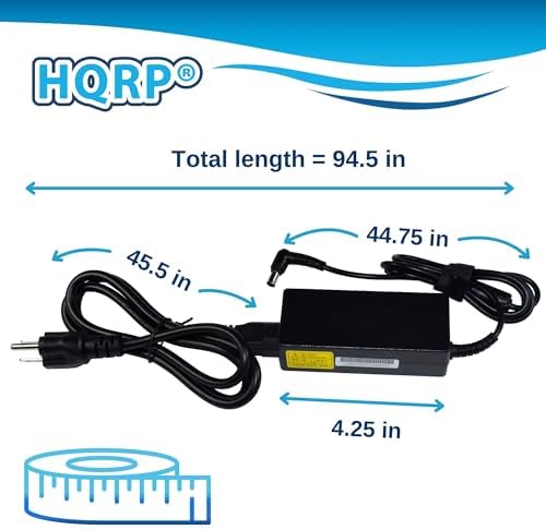 HQRP 14 V AC Power Adapter for Samsung Monitors – Ultimate Replacement for Sync Master, S-Series & F-Series Displays – Reliable Power Supply for 15″ to 32″ Models – Optimized for Uninterrupted Performance in Work and Entertainment – Lightweight, Durable Build with Enhanced Safety Features for Peace of Mind