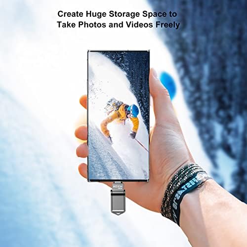 KEXIN 128 GB USB C Flash Drive – High-Speed Dual Drive for Seamless Data Transfer on Android, Mac, and PCs – Versatile OTG Memory Stick with USB 3.0 Compatibility for Quick File Sharing and Storage