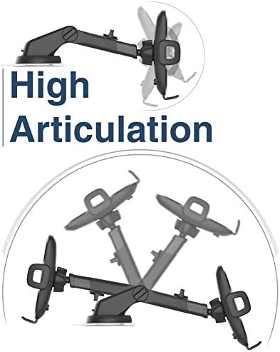 Premium Encased Car Phone Mount for Motorola Devices – Secure Dashboard & Window Holder for Moto G Power, G Stylus, G Pure, G Play with Case-Friendly Design and 360-Degree Rotation for Enhanced Navigation and Safety