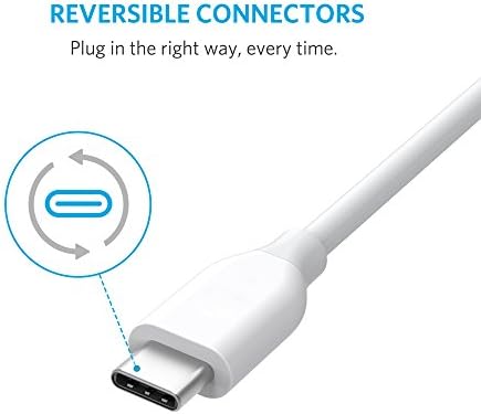 Anker Powerline 3.0 USB A to USB C Fast Charging Cable – 10 FT Durable Charger Cord with 56 k Ohm Resistor for Samsung Galaxy Note S8/S9 & Universal Compatibility – Tangle-Free & High-Speed Data Transfer for Ultimate Convenience