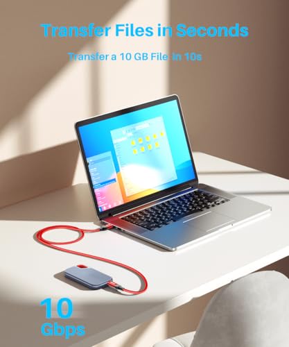 High-Speed USB C Cable 10 Gbps Data Transfer – 6 ft Braided Charger Cord (3 Pack) for i Phone 16/15 Pro Max & Samsung Galaxy S24/S23/S22 – 3.1 A Fast Charging, Enhanced Durability & Compatibility for Car Play and Android Auto