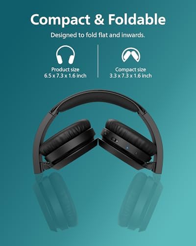 PHILIPS H4205 On-Ear Wireless Bluetooth Headphones – Unleash Your Music with Enhanced BASS Boost, 32 mm Drivers, and 29-Hour Battery Life – Lightweight Comfort and Fast Charging for All-Day Listening in Stylish Blue – Perfect for Commuting, Workouts, and Home Relaxation