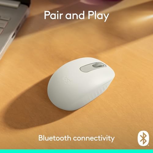 Logitech M196 Rose Bluetooth Wireless Mouse – Compact, Ambidextrous Design for Effortless Navigation on Laptops & Tablets, Exceptional 12-Month Battery Life, Smooth Tracking for PC and Mac Users, Perfect for Professionals on the Go