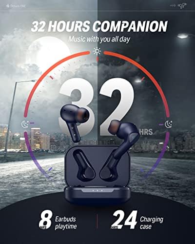Donner Dobuds ONE Wireless Earbuds – Advanced Bluetooth 5.2 Noise Cancelling Earphones with 4-Mic Clarity, Custom EQ Sound Tuning App, 32-Hour Battery Life & Fast Charging – Optimal for Unmatched Audio Clarity and Everyday Convenience