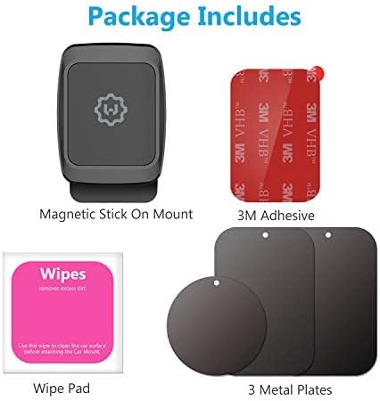 Elevate Your Driving Experience with Wix Gear’s Universal Magnetic Phone Dashboard Mount – Quick Swift-Snap Technology, Secure Grip for Smartphones & Mini Tablets, Enhanced Stability & Compatibility, Easy Stick-On Installation for Safe Hands-Free Navigation (2 Pack)
