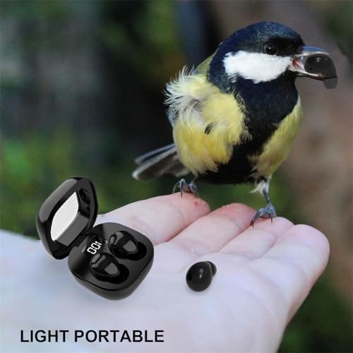 Ultra-Compact Bluetooth Invisible Earbuds for Sleep – Discreet Noise-Cancelling Mini Headphones Perfect for Side Sleepers and Work – Enhanced Comfort and Connectivity Features for an Immersive Audio Experience