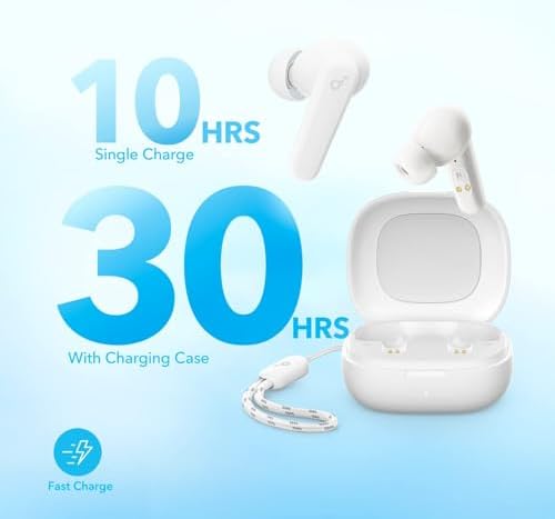 Anker Soundcore P20 i True Wireless Earbuds – Immersive 10 mm Bass Drivers, Bluetooth 5.3 for Effortless Pairing, 30-Hour Playtime for All-Day Listening, IPX5 Water-Resistant for Active Users, AI Dual Microphones for Superior Call Clarity, 22 Customizable EQ Levels for Tailored Sound (Blue) – Ideal for Fitness Lovers and Daily Commuters