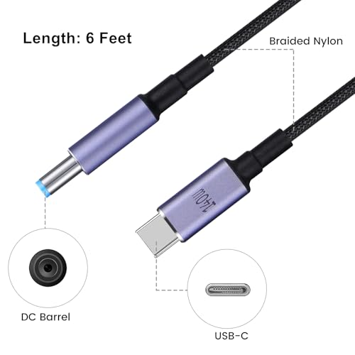 weishan 16ft Car Charger Cable for Starlink Mini, 12V-48V Car Charging Cord, PD30W USB-C and USB Digital Display Power Supply Adapter for Satellite, 5m Long, 18AWG – Enhanced Compatibility and Speed