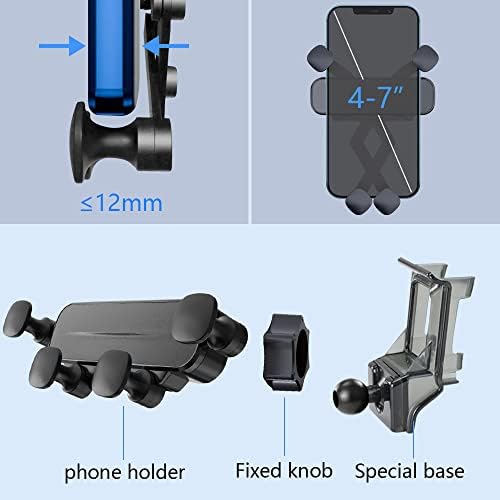 Toyota Corolla & Corolla Cross Phone Holder Mount – Ultimate Smartphone Bracket for 2020-2025 Models | 360° Rotating Design, Auto Lock Feature, Seamless Integration for Safe Driving & Easy Access | Premium Car Interior Accessory for Enhanced Navigation & Music Control