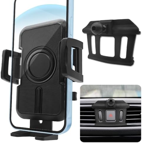 WAAPAK Car Phone Holder for 2014-2020 Nissan Rogue – Premium Smartphone Mount for Safe Driving, Enhanced Compatibility with Thick Cases, 360-Degree Rotation, Effortless Installation, Stylish Interior Accessory