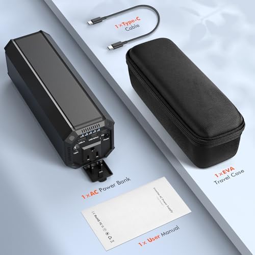 Ultimate AC Outlet Portable Laptop Power Bank – High-Capacity 116 Wh/31200 m Ah Charger with 120 W Output for Laptops, 65 W PD USB-C Fast Charging, Ideal for Travel and Outdoor Adventures, Versatile Connectivity and Lightweight Design