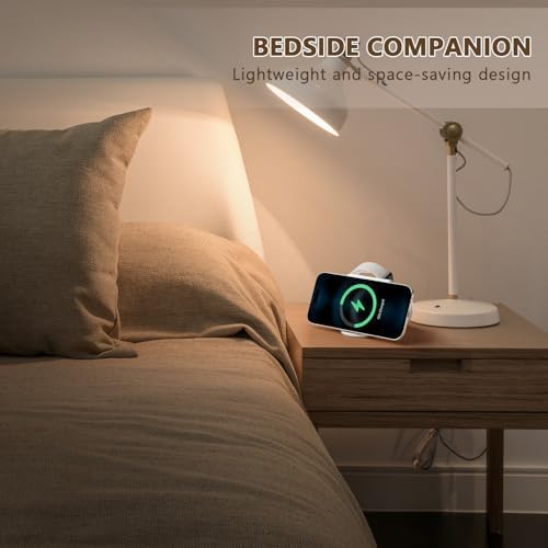 Revolutionize Your Charging Experience: 2025 Portable Wireless Mag-Safe 3-in-1 Charger for i Phone 12-16 Pro Max, Apple Watch & Air Pods – Fast, Travel-Friendly, Enhanced Magnetic Alignment for Effortless Power on the Go