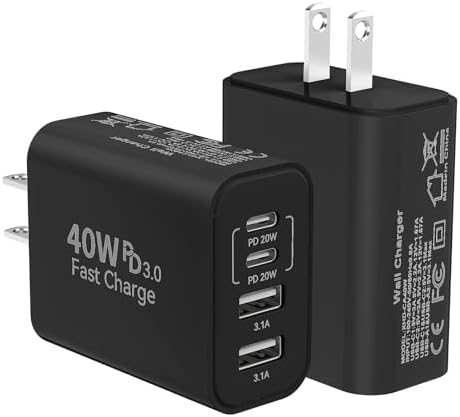 Maximize Your Charging Potential with the 65 W Multi-Port USB C Power Adapter – 6-in-1 Fast Charger for i Phone 16/15/14/13/12/Pro Max, i Pad Pro/Air, and Samsung Galaxy S25 – Unmatched Speed and Safety for Effortless On-the-Go Device Management