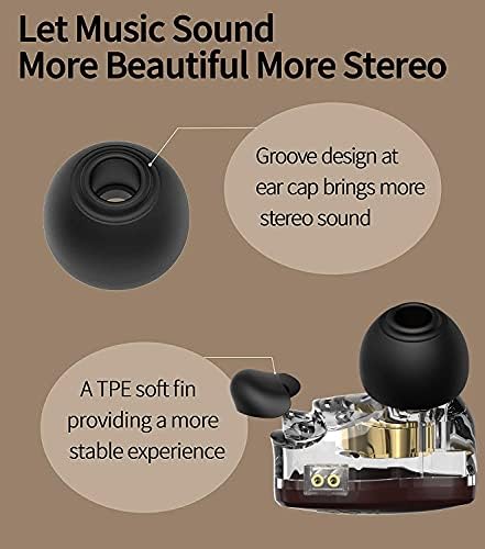 Unleash Your Sound Potential with CCZ Coffee Bean Wired Earbuds – Premium In-Ear Monitors for Musicians and Fitness Enthusiasts, Featuring Hi-Fi Bass and Patented Comfort Eartips – Perfect for Stage Performances, Workouts, and Everyday Listening – Lightweight, Durable Design for Unmatched Audio Quality in Any Setting