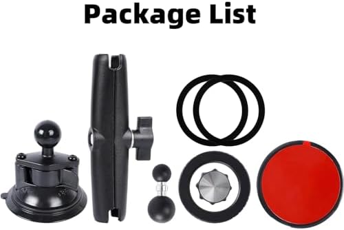 Mag Safe-Compatible Magnetic Car Phone Holder – Ultra-Stable 360° Swivel Suction Mount for i Phone 12-16 Series – Effortless Hands-Free Navigation & Secure Dashboard or Windshield Installation for Safe Driving Experience