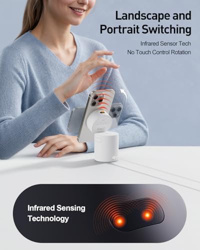 Revolutionize Your Charging Experience with the i WALK 3 in 1 Wireless Charging Stand – Magnetic Auto-Rotating Station for i Phone 12-16, Apple Watch & Air Pods – 15 W Fast Charge, Sleek Black Design for Effortless Device Management and Optimal Viewing Comfort