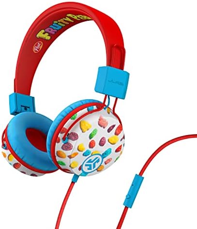 Experience Superior Sound with JLab JBuddies Studio On-Ear Kids Headphones – Safe Volume Limiter, Adjustable & Folding Design, Noise Isolation, Built-in Mic for Toddler Audio Enjoyment (Graphite/Blue) – Perfect for Home, School, and Travel
