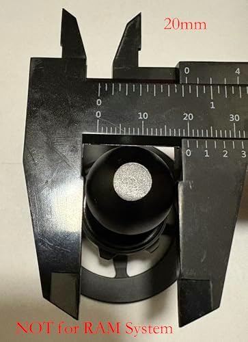 20mm Ball Magnetic Phone Car Mount for MagSafe iPhone 16/15/14/13/12 Pro Max & Smartphones, Metal Cell Phone Holder with Universal 20mm Socket Compatibility – Enhanced Compatibility and Speed